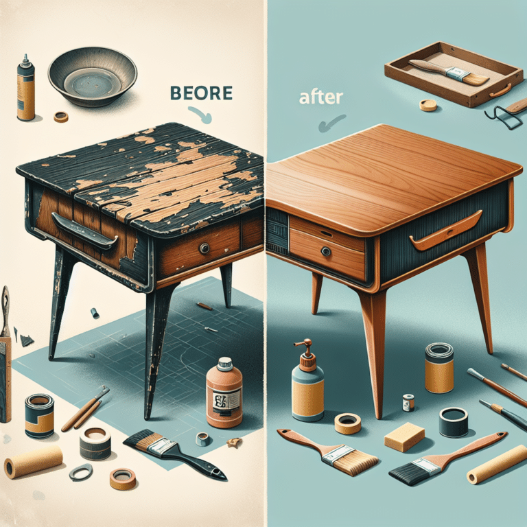 Refurbishing Old Mid-century Tables