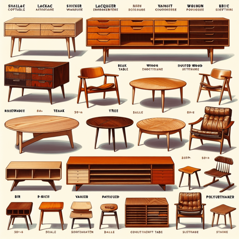 Top-Rated Wood Finishes for Mid-Century Furniture