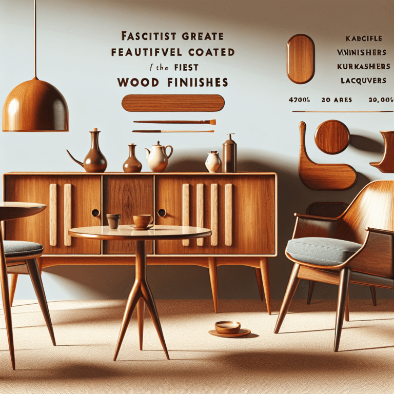Top-Rated Wood Finishes for Mid-Century Furniture