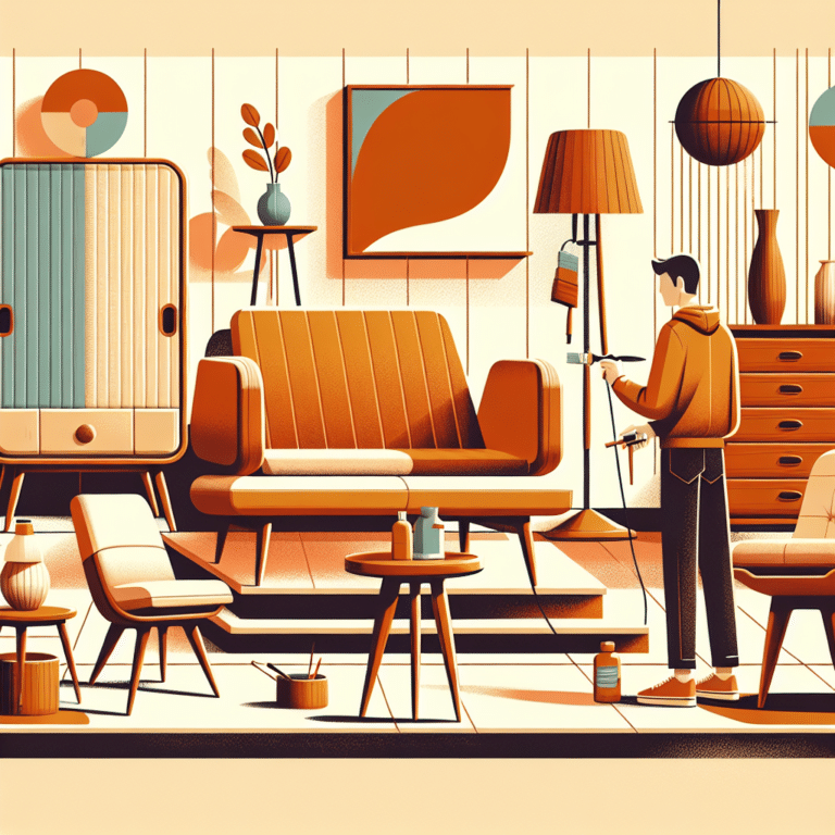 Painting Mid-century Furniture Yourself