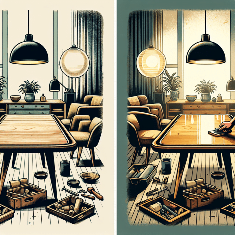 Restoring the Charm: Mid-Century Dining Table Makeover