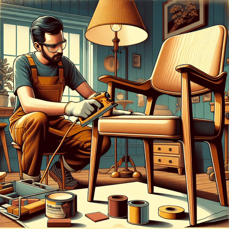 Home Project: Sanding Your Mid-Century Wooden Chairs