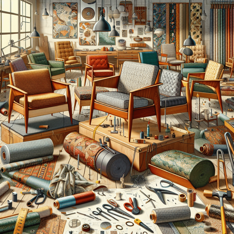Guide to Upholstering Vintage Mid-Century Chairs