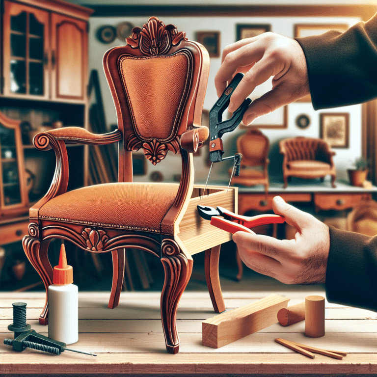 Low-Cost Chair Leg Repair for Vintage Furniture