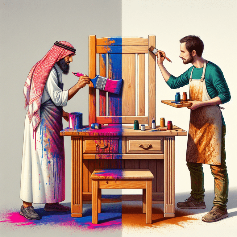 Painting vs Staining DIY Furniture
