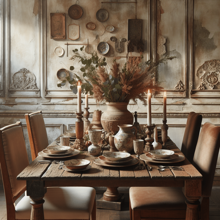 Transform Your Dining Space with these Vintage Table Makeover Ideas