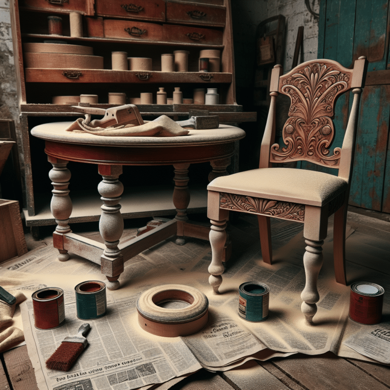 Retro Furniture DIY Sanding and Staining