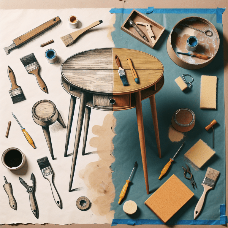 DIY Magic: Restore Your Mid-Century Side Tables