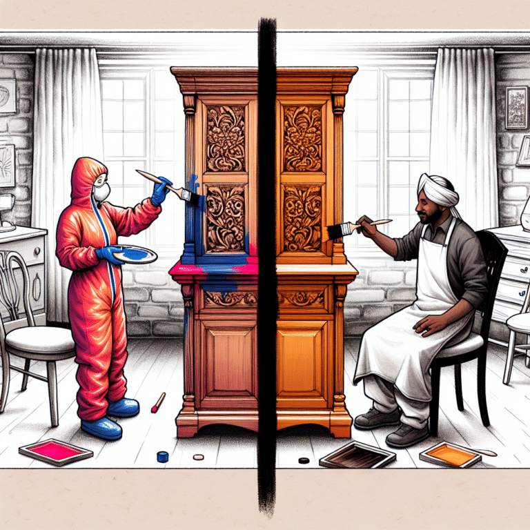 DIY Debate: Painting vs Staining Your Old Furniture