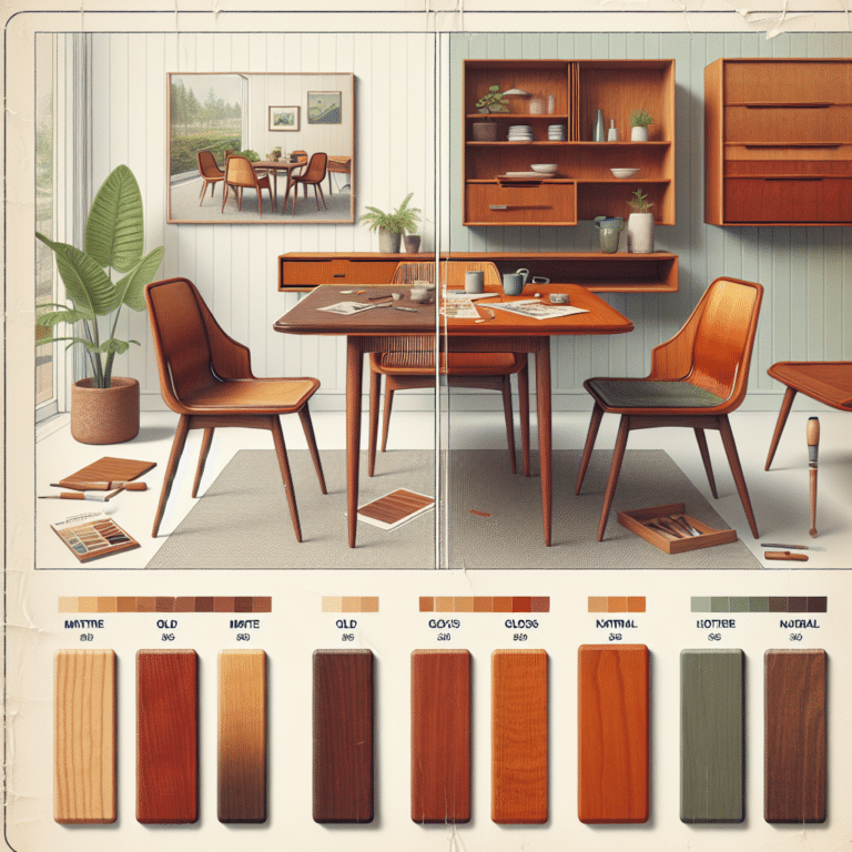 Choosing the Ideal Wood Finish to Revamp Your Mid-Century Furniture
