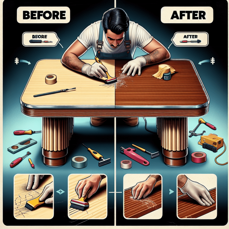 Top Tips for Removing Scratches from Retro Tables