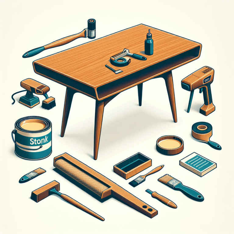 The Art of Refurbishing Mid-Century Tables