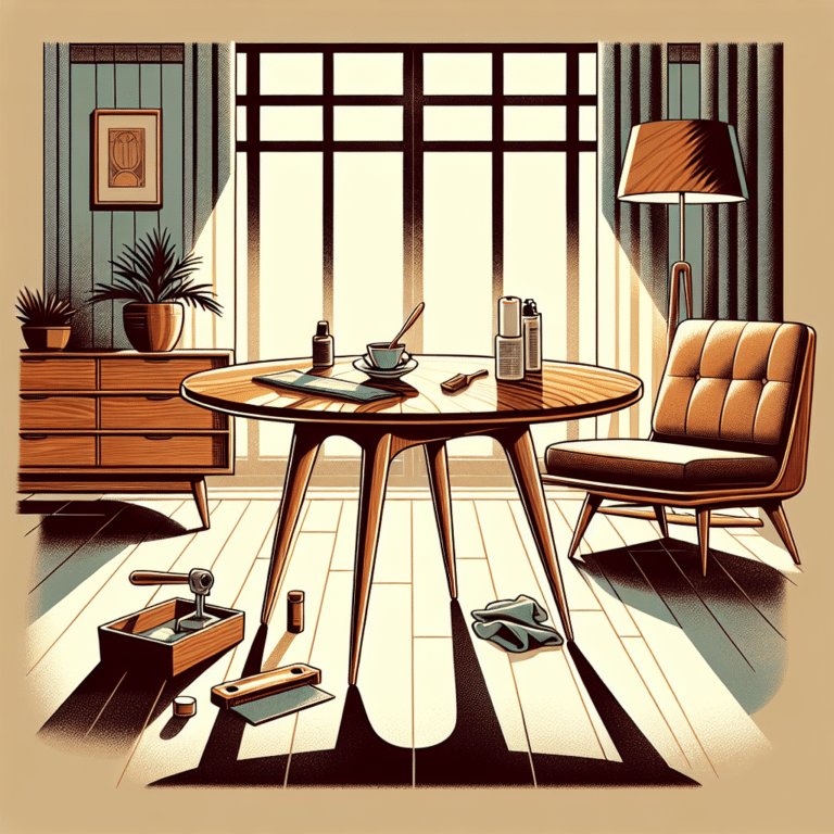 Easy Ways to Refinish Your Mid-Century Table