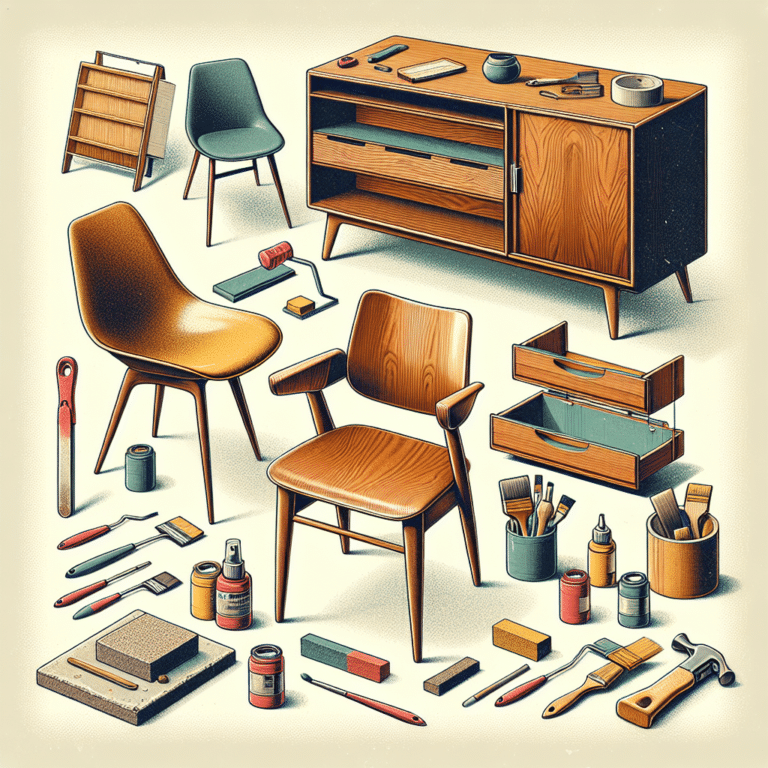 Getting Hands-On With DIY Mid-Century Furniture Makeovers