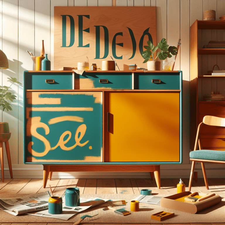 DIY Retro Sideboard Makeover
