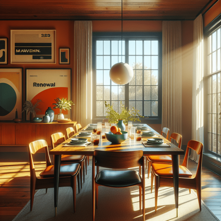 Reviving the Glory of Your Mid-Century Dining Table